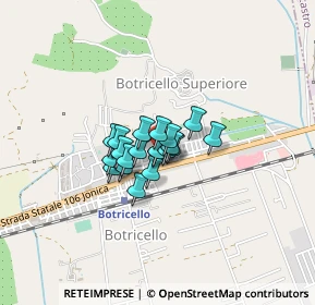 Mappa Via Piave, 88070 Botricello CZ, Italia (0.23)