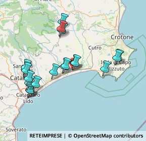 Mappa Via Piave, 88070 Botricello CZ, Italia (17.1395)