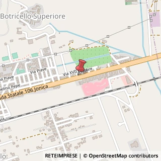 Mappa Via Nazionale, 78, 88070 Botricello, Catanzaro (Calabria)