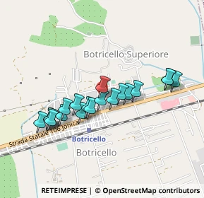 Mappa Via Tevere, 88070 Botricello CZ, Italia (0.4435)