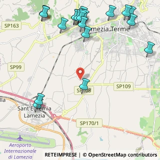 Mappa SP 106, 88046 Lamezia Terme CZ, Italia (3.387)
