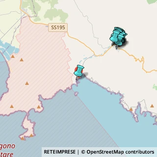 Mappa SS 195, 09019 Teulada CA, Italia (5.7485)