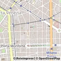 Mapa Milano