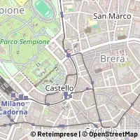 Mapa Milano