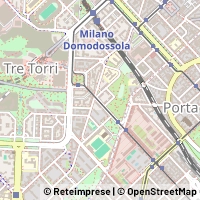 Mapa Milano