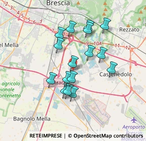 Mappa Via Giuseppe Verdi, 25010 Borgosatollo BS, Italia (2.9825)