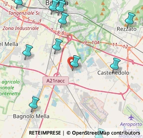 Mappa Via Giuseppe Verdi, 25010 Borgosatollo BS, Italia (6.398)
