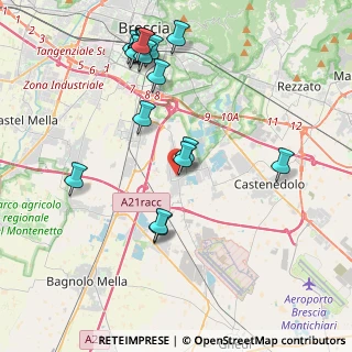 Mappa Via Giuseppe Verdi, 25010 Borgosatollo BS, Italia (4.6545)