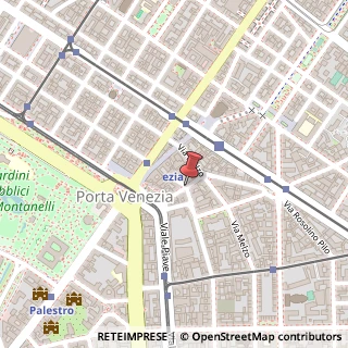 Mappa Via Giuseppe Sirtori,  32, 20129 Milano, Milano (Lombardia)