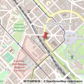 Mappa Via Antonio Canova, 17, 20145 Milano, Milano (Lombardia)