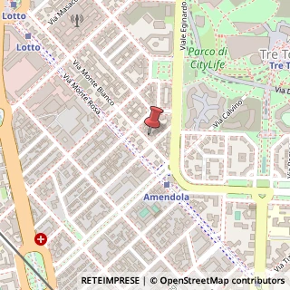 Mappa Via Monte Bianco, 8, 20149 Milano, Milano (Lombardia)