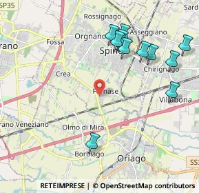 Mappa Via Firenze, 30038 Spinea VE, Italia (2.28)