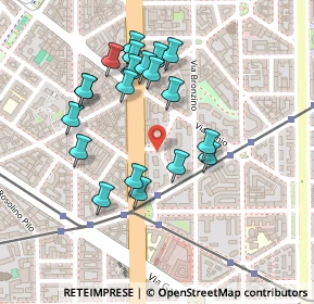 Mappa Via Amedeo D'Aosta, 20129 Milano MI, Italia (0.218)