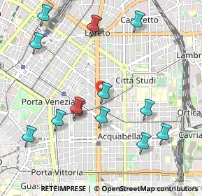 Mappa Via Amedeo D'Aosta, 20129 Milano MI, Italia (1.11857)