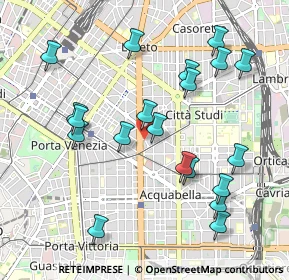 Mappa Via Amedeo D'Aosta, 20129 Milano MI, Italia (1.041)