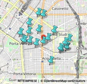 Mappa Via Amedeo D'Aosta, 20129 Milano MI, Italia (0.813)