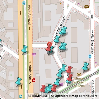 Mappa Via Amedeo D'Aosta, 20129 Milano MI, Italia (0.06786)
