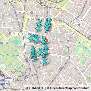 Mappa Via San Marco, 20121 Milano MI, Italia (0.3425)