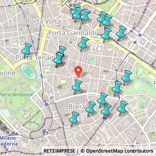 Mappa Via San Marco, 20121 Milano MI, Italia (0.5955)