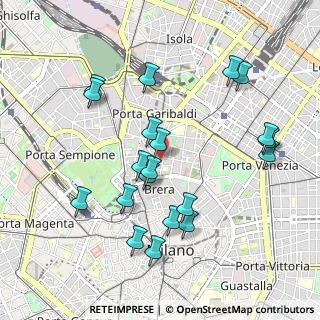 Mappa Via San Marco, 20121 Milano MI, Italia (0.995)