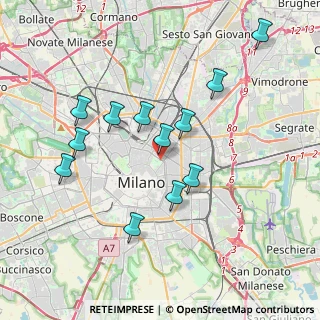 Mappa Bastioni di Porta Venezia, 20124 Milano MI, Italia (3.65)