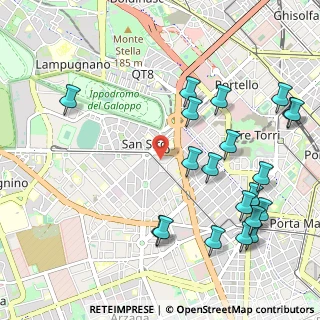 Mappa Via Mariotto Albertinelli, 20148 Milano MI, Italia (1.2635)