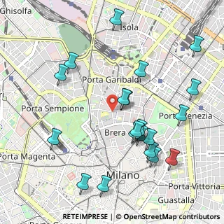 Mappa Largo Claudio Treves, 20121 Milano MI, Italia (1.1175)