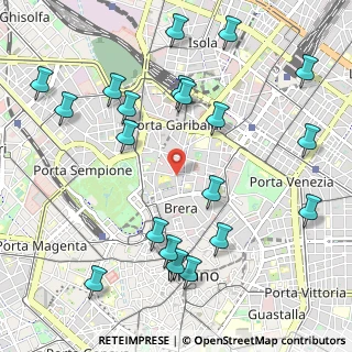 Mappa Via Eugenio Balzan, 20121 Milano MI, Italia (1.2525)
