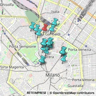 Mappa Largo Claudio Treves, 20121 Milano MI, Italia (0.556)