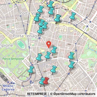 Mappa Via Eugenio Balzan, 20121 Milano MI, Italia (0.5905)