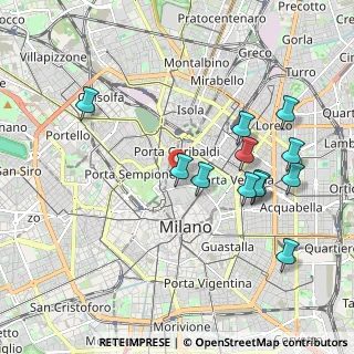Mappa Via Eugenio Balzan, 20121 Milano MI, Italia (2.00333)