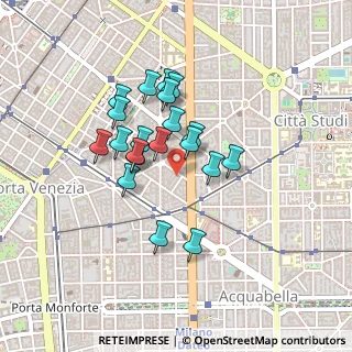 Mappa Via Francesco Hayez, 20124 Milano MI, Italia (0.3425)