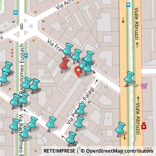 Mappa Via Francesco Hayez, 20129 Milano MI, Italia (0.07778)
