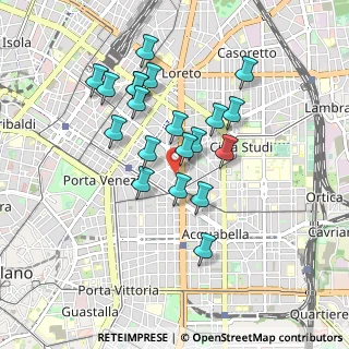 Mappa Via Francesco Hayez, 20124 Milano MI, Italia (0.7925)
