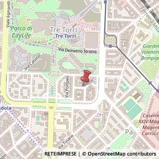 Mappa Via Eschilo, 6, 20145 Milano, Milano (Lombardia)