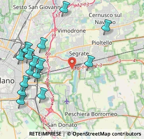 Mappa Via Rivoltana, 20054 Segrate MI, Italia (4.965)