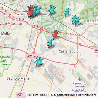 Mappa Via dell'Artigianato, 25010 Zona Artigianale Canneto BS, Italia (5.4965)