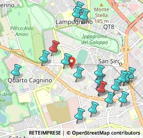 Mappa Piazza Axum, 20153 Milano MI, Italia (1.156)
