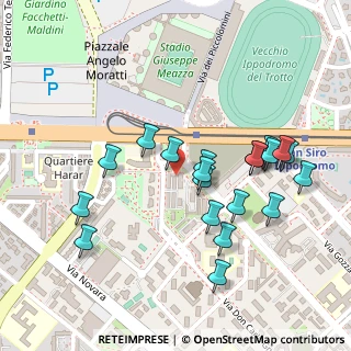 Mappa Piazza Axum, 20153 Milano MI, Italia (0.239)