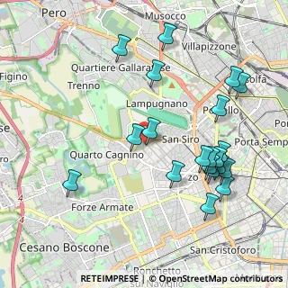 Mappa Piazza Axum, 20153 Milano MI, Italia (2.186)