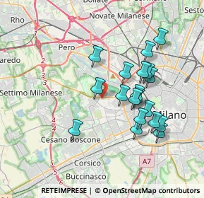 Mappa Piazza Axum, 20153 Milano MI, Italia (3.35)