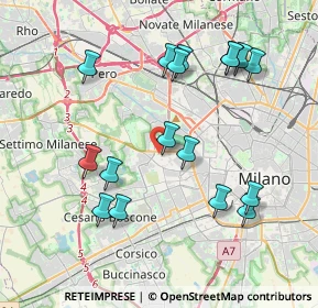 Mappa Piazza Axum, 20153 Milano MI, Italia (4.06706)