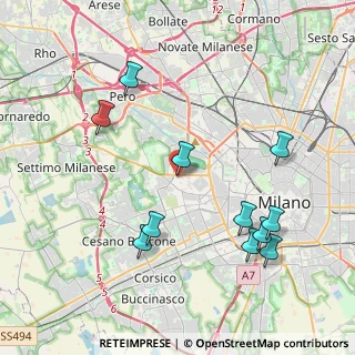 Mappa Piazza Axum, 20153 Milano MI, Italia (4.36455)