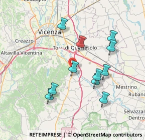 Mappa 36023 Longare VI, Italia (7.02364)