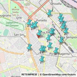 Mappa Via Monte Leone, 20149 Milano MI, Italia (0.9985)