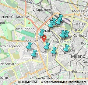 Mappa Via Monte Leone, 20149 Milano MI, Italia (1.55786)