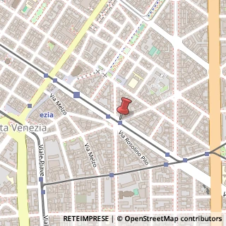 Mappa Via Achille Maiocchi,  3, 20129 Milano, Milano (Lombardia)