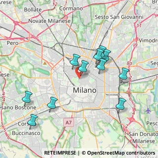 Mappa Via Giulianova, 20121 Milano MI, Italia (3.77727)