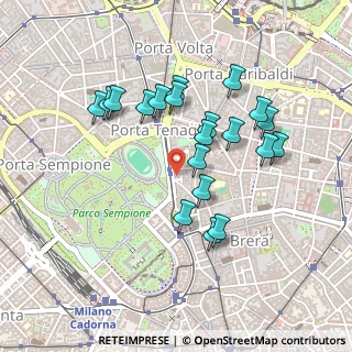 Mappa Via Legnano, 20121 Milano MI, Italia (0.4225)