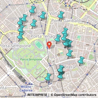 Mappa Via Laura Solera Mantegazza, 20121 Milano MI, Italia (0.5825)